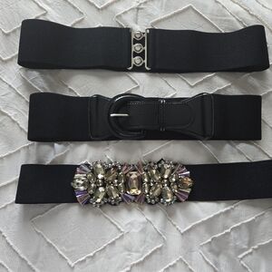 LOT OF 3 women's belts size L/XL